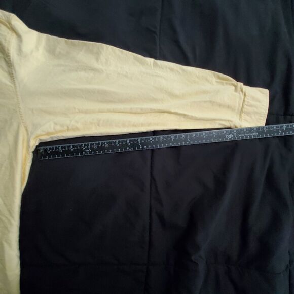 US Polo ASSN Mens Button Up Shirt Yellow Size XL Cotton Long Sleeve Collar Logo - Picture 5 of 12